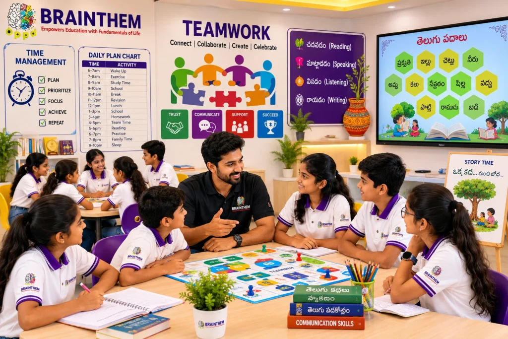 Time Management, Teamwork & Telugu